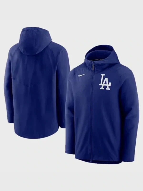 LA Dodgers Zip-Up Hoodie - Recreated Inspired Edition Jacket