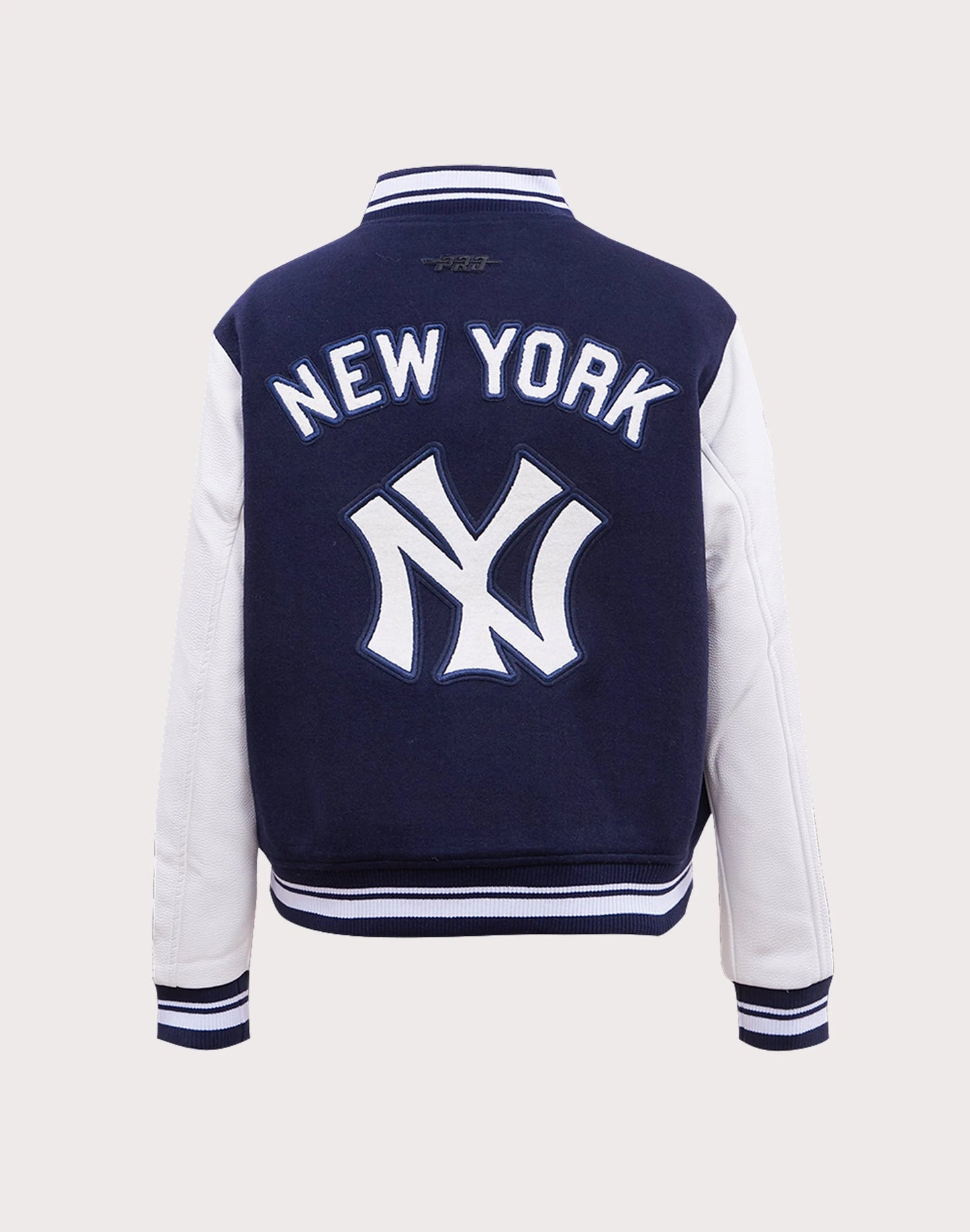 womens Pro Standard MLB New York Yankees Retro Classic Rib Wool Varsity Jacket