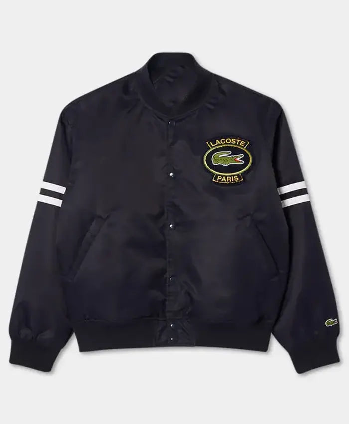 Lacoste Vintage Patch Varsity Jacket - Recreated Inspired Edition