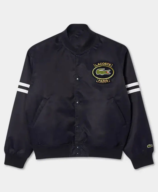 Lacoste Vintage Patch Varsity Jacket - Recreated Inspired Edition