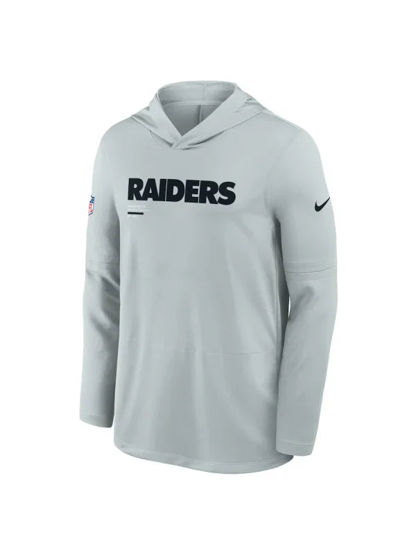 Las Vegas Raiders Sideline Performance Long Sleeve Hoodie - Recreated Inspired Edition T-Shirt