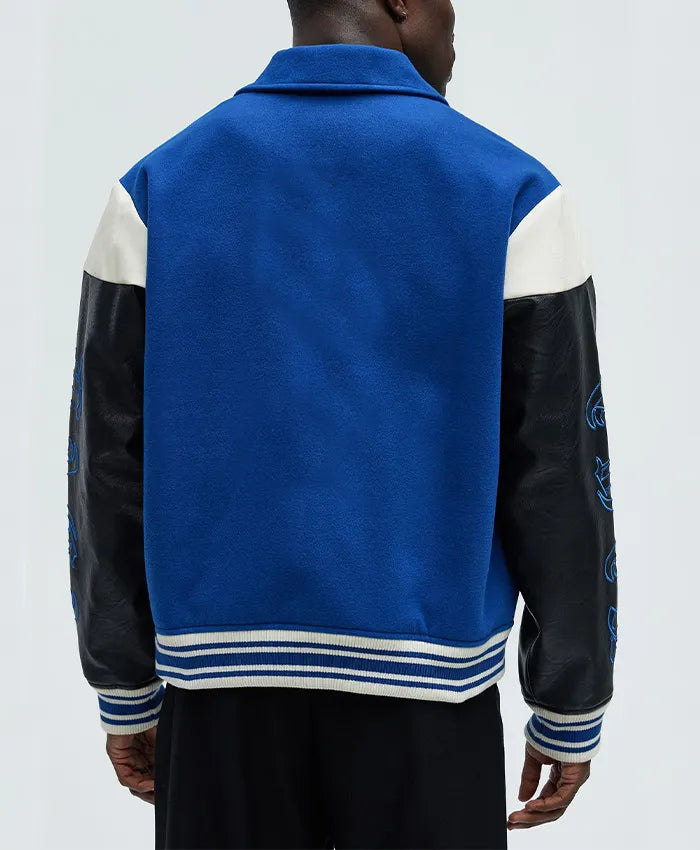 Lettermen Men’s Royal Blue Varsity Jacket - Recreated Inspired Edition
