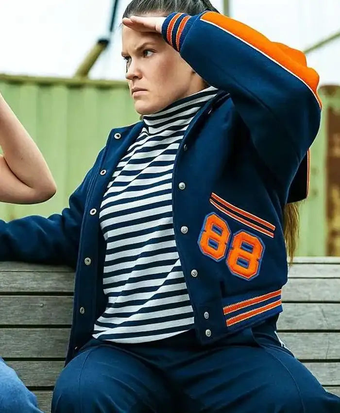Such Brave Girls S02 Lizzie Davidson Blue Varsity Jacket - Recreated Inspired Edition