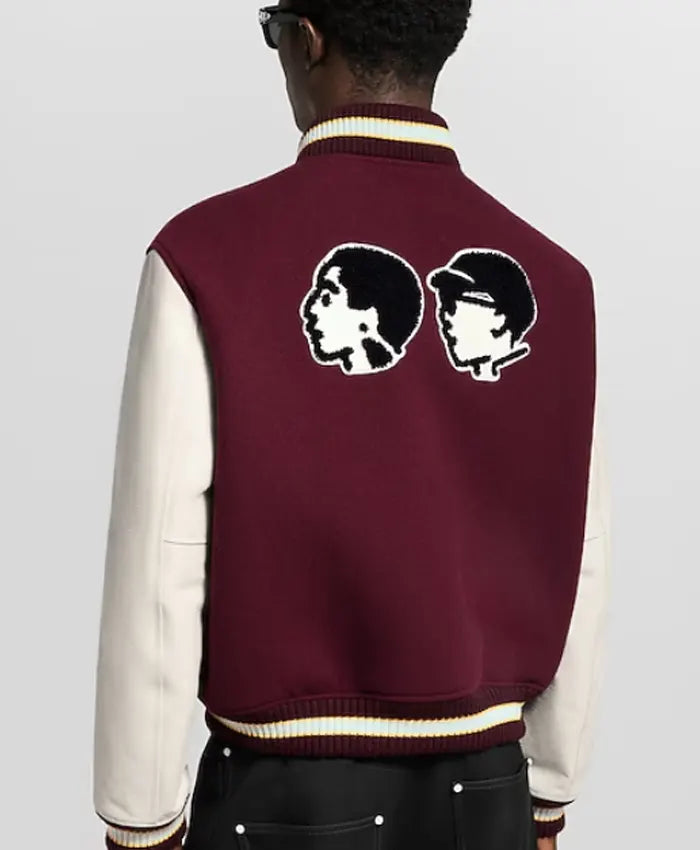 Louis Vuitton Epi Leather Varsity Jacket - Recreated Inspired Edition