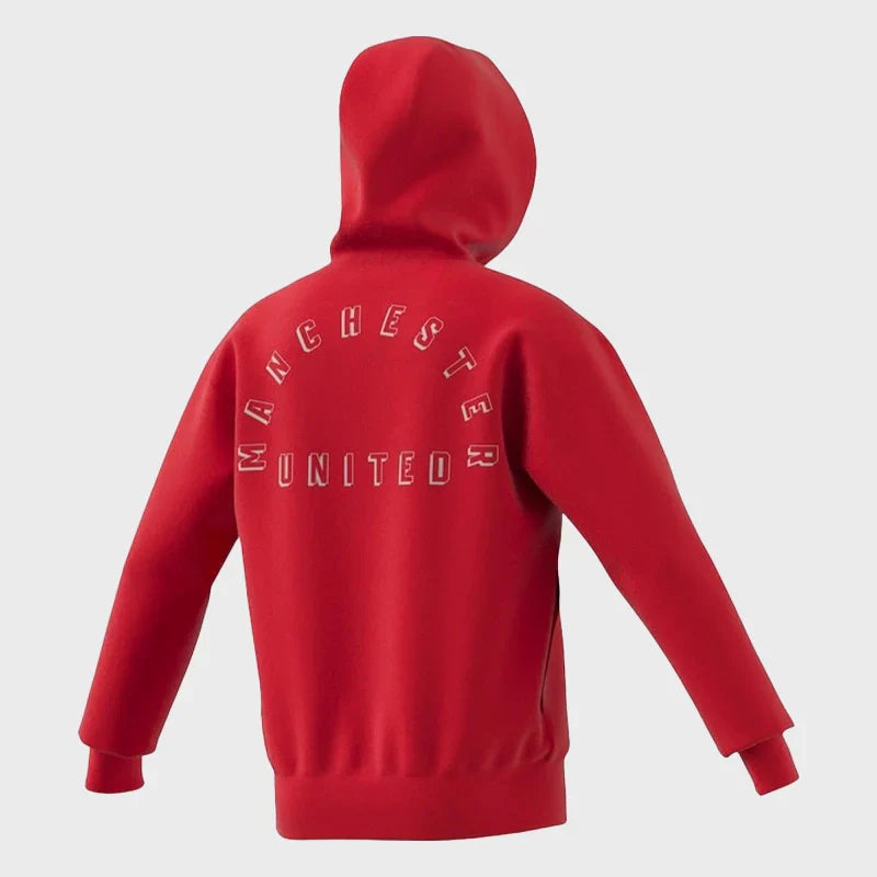 Manchester United Anthem Full-Zip Hoodie - Recreated Inspired Edition
