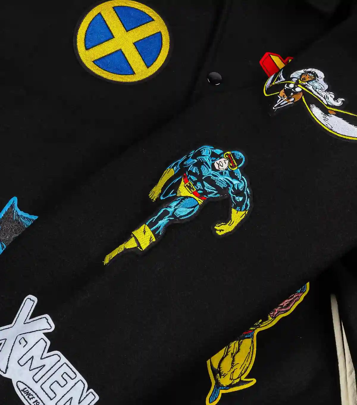 Marvel Team X Men Black Varsity Jacket - Recreated Inspired Edition