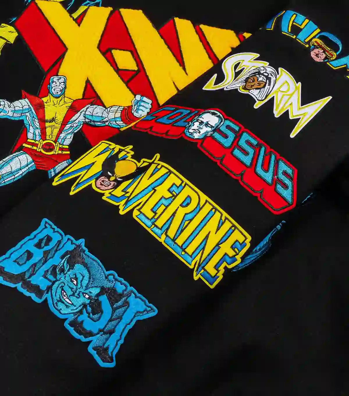 Marvel Team X Men Black Varsity Jacket - Recreated Inspired Edition