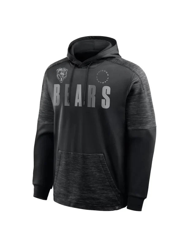 Chicago Bears Black Chip Shot Hoodie - Recreated Inspired Edition