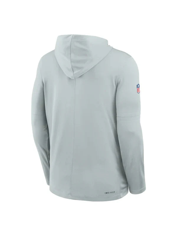 Las Vegas Raiders Sideline Performance Long Sleeve Hoodie - Recreated Inspired Edition T-Shirt