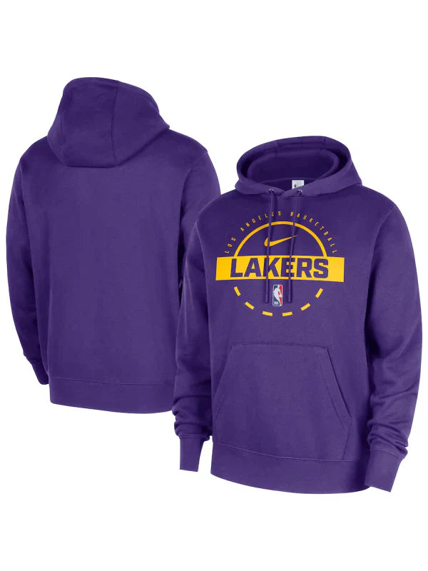 Lakers Nike 2025/26 Authentic Practice Club Hoodie - Recreated Inspired Edition