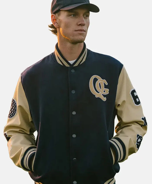 Mens Quiet Golf Varsity Jacket - Recreated Inspired Edition