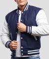 Men’s Royal Blue Varsity Lettermen Jacket