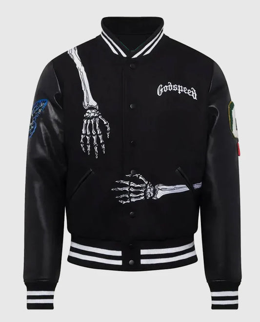 Godspeed James Blake Letterman Varsity Jacket - Recreated Inspired Edition