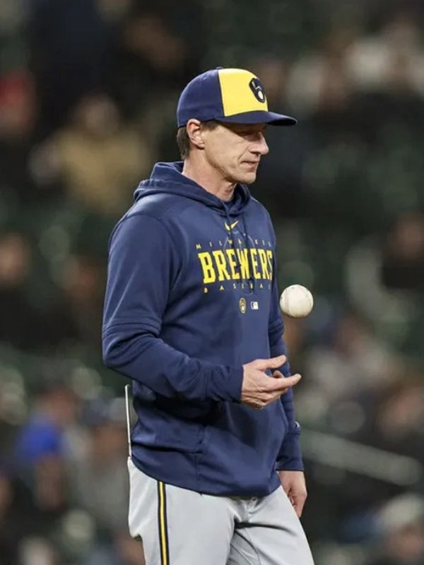 Craig Counsell Milwaukee Brewers Hoodie - Recreated Inspired Edition