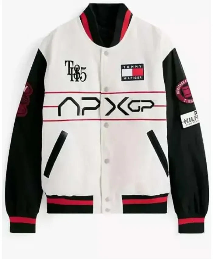 F1 Movie Damson Idris Racing Varsity Jacket - Recreated Inspired Edition