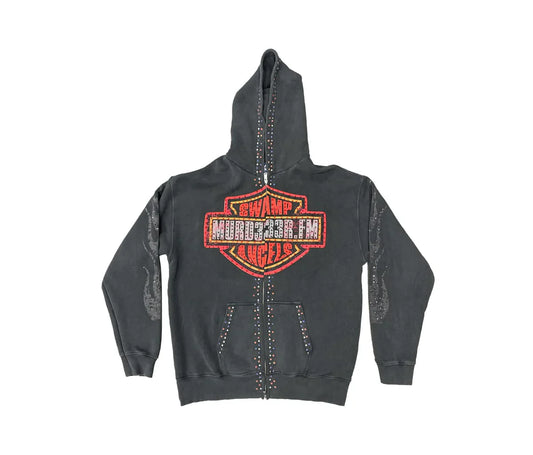 Bloody Osiris Murd333r Rhinestone Hoodie - Recreated Inspired Edition
