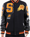 NBA Phoenix Suns Mashup Logo Varsity Jacket - Recreated Inspired Edition