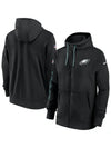 Philadelphia Eagles Black Sideline Club Full-Zip Hoodie - Recreated Inspired Edition