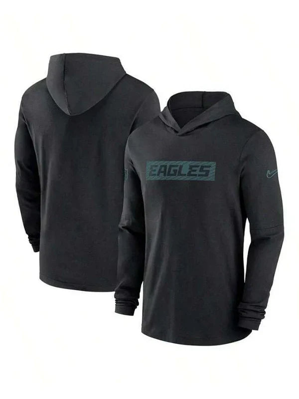 Philadelphia Eagles Sideline Hoodie - Recreated Inspired Edition Long Sleeve T-Shirt