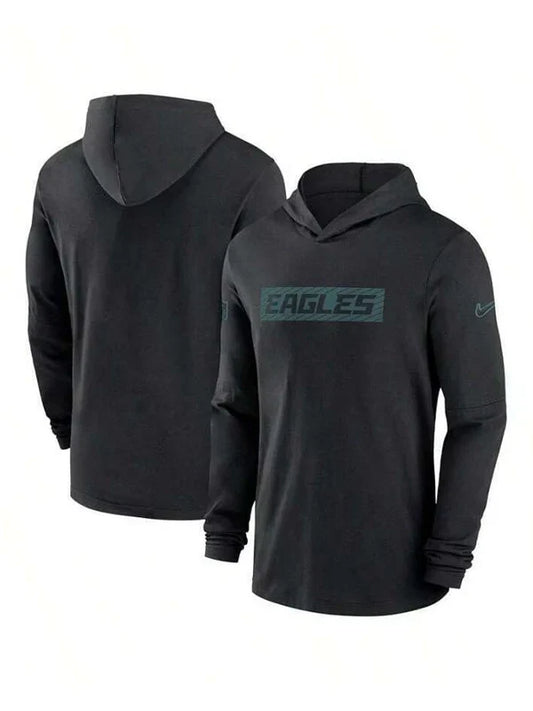 Philadelphia Eagles Sideline Hoodie - Recreated Inspired Edition Long Sleeve T-Shirt