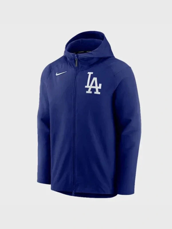 LA Dodgers Zip-Up Hoodie - Recreated Inspired Edition Jacket