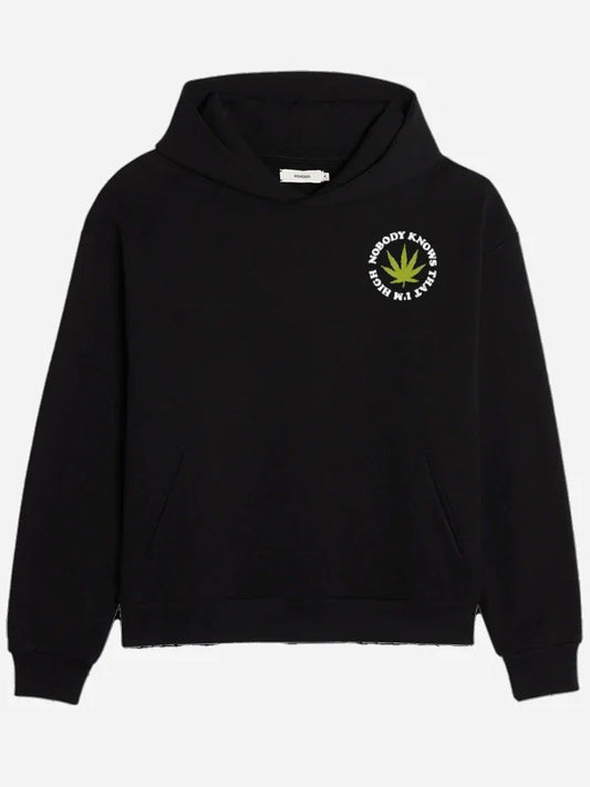 Nobody Knows That I M High Hoodie - Recreated Inspired Edition