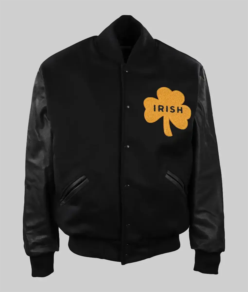 Notre Dame Rudy Irish Varsity Jacket - Recreated Inspired Edition