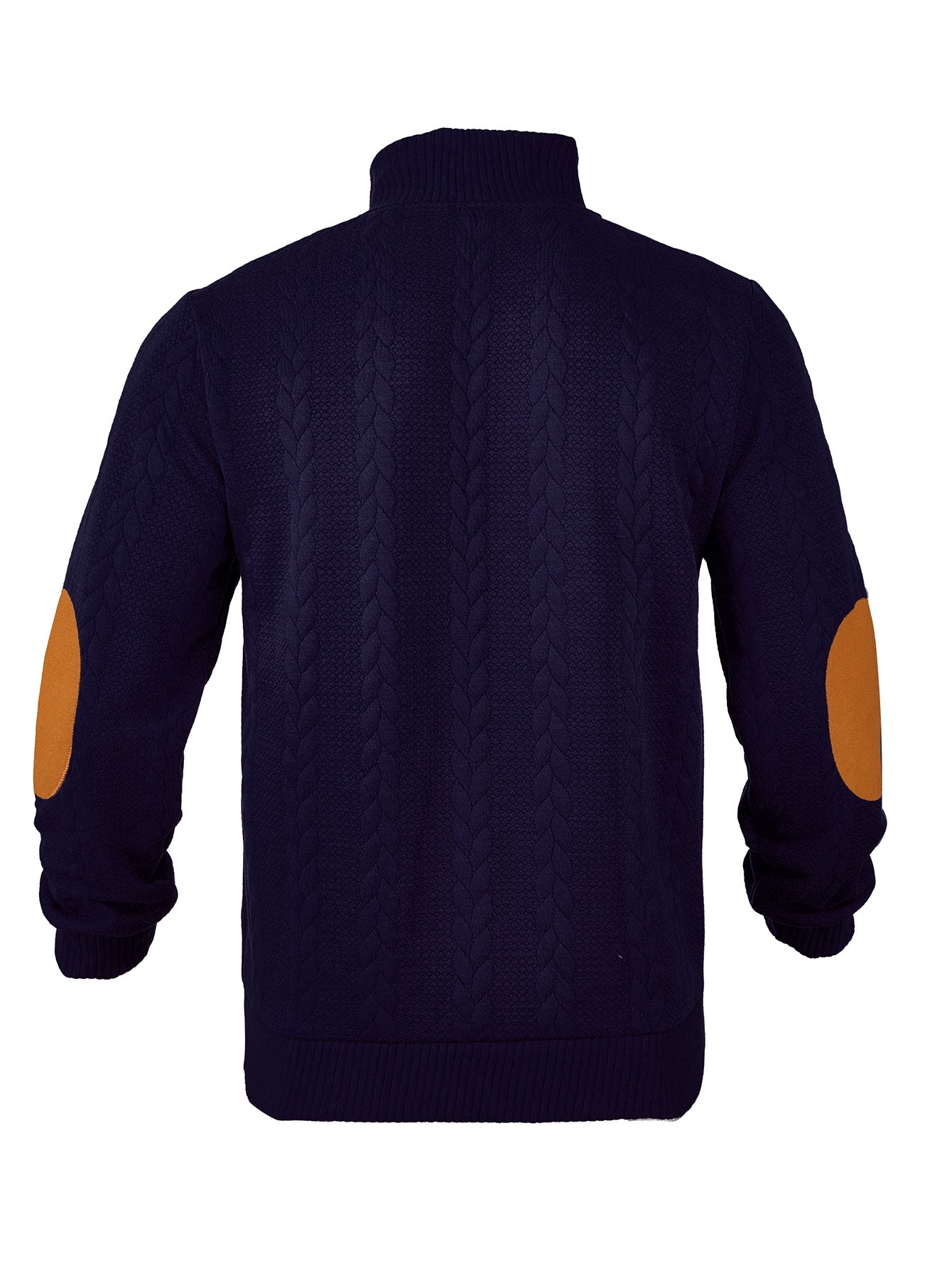 2025 Cross-Border Men's Clothing Amazon Heavyweight Jacquard Men's Sweatshirt Autumn and Winter Slim Fit Stand Collar Long Sleeve Pullover Sweatshirt for Men