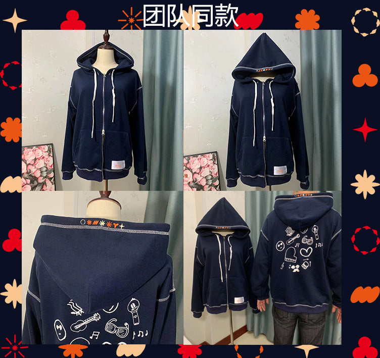 0503 Bts Seven Members Keep Swimming Persist in Swimming On. Windbreaker Jacket by Tian Zhengguo