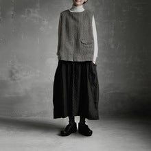 In-Stock Japanese Style 2026 Autumn and Winter New Round-Neck Knitwear Faux Two-Piece Knitted Top