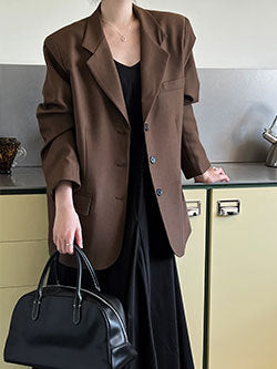 Luxi Relaxed Shoulder Sweatshirt Women's 2025 Autumn New Loose Lazy Style One-Neck Off-Shoulder Top 2809