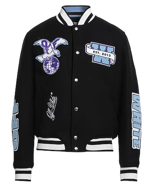OFF-White Eagle Varsity Jacket - Recreated Inspired Edition