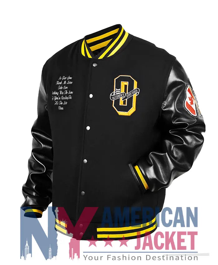 Drake OVO Varsity Jacket - Recreated Inspired Edition