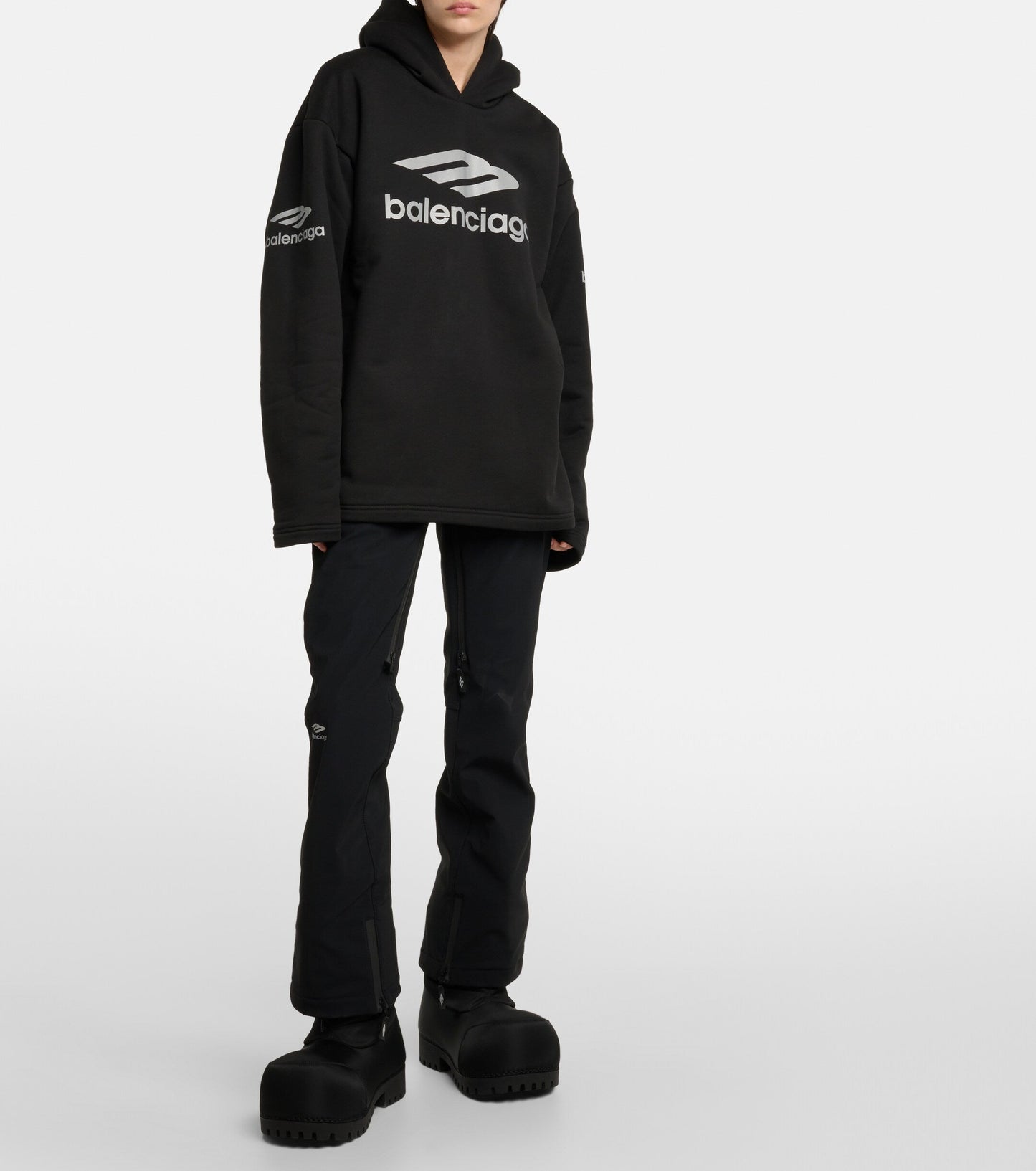 Balenciaga 3b Sports Icon Hoodie - Recreated Inspired Edition