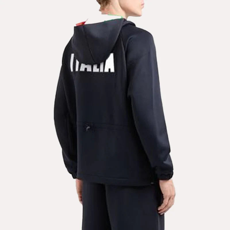 Paris 2024 Olympics Italia Zip Up Hoodie - Recreated Inspired Edition