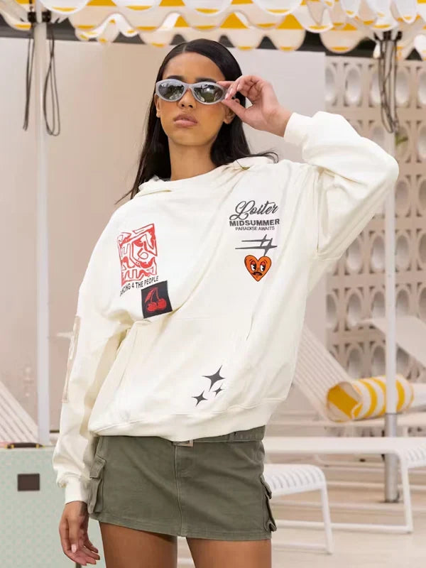 Loiter Patchwork Hoodie - Recreated Inspired Edition