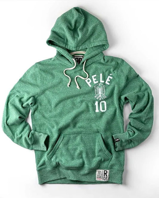 Pel’ Brasil 10 Green Hoodie - Recreated Inspired Edition