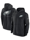Philadelphia Eagles Black Sideline Club Pullover Hoodie - Recreated Inspired Edition