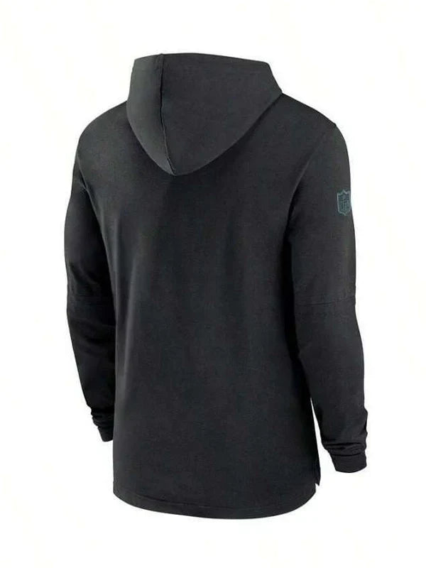 Philadelphia Eagles Sideline Hoodie - Recreated Inspired Edition Long Sleeve T-Shirt