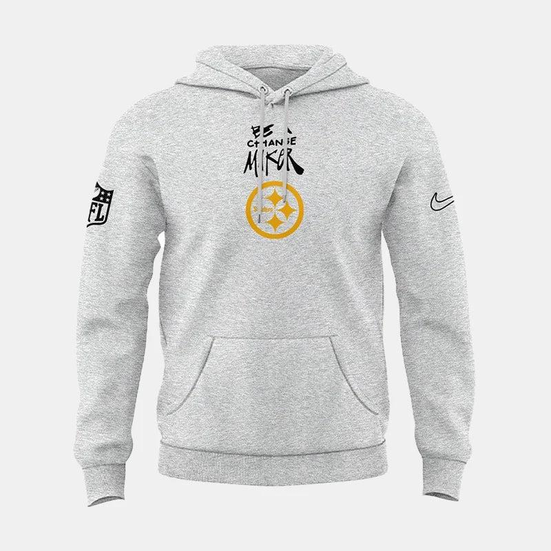 Pittsburgh Steelers Be A Change Maker Hoodie - Recreated Inspired Edition