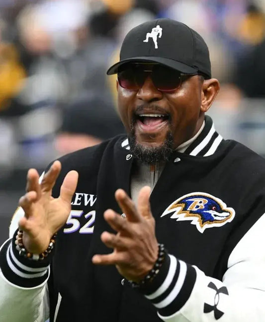 Ray Lewis Baltimore Ravens Varsity Jacket - Recreated Inspired Edition