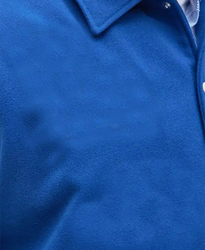 Royal Blue White Varsity Jacket - Recreated Inspired Edition For Mens