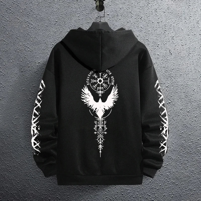 2025 Brand New Black Sweatshirts Autumn Winter Male Daily Casual Sporty Jogging Hoodie Men's Outwear Fashion Pullover