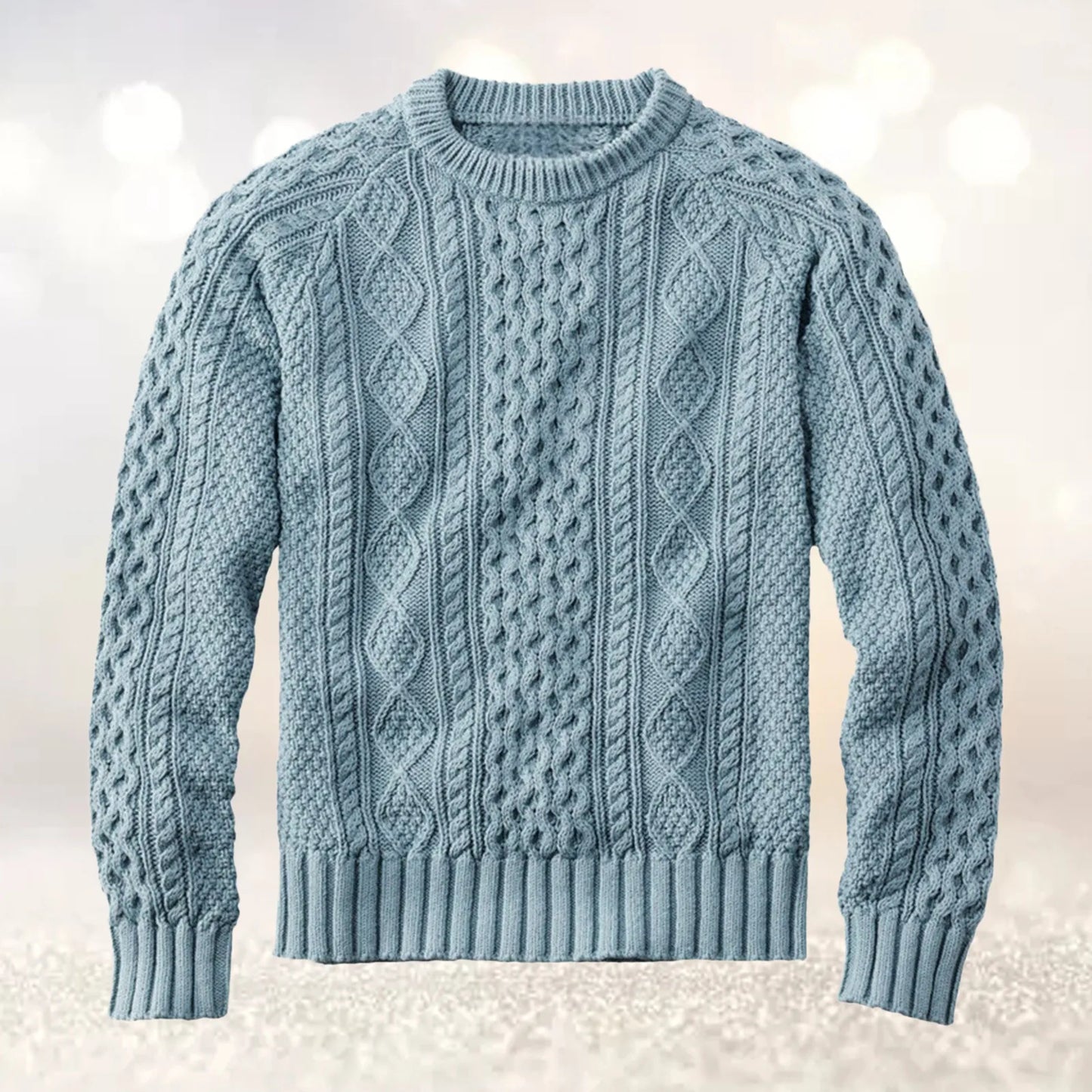 Men's Solid Color Sweaters Youth Casual Fashion Thickened Woven Wool Pullover Tops Streetwear Woolen Mens Knitted Sweaters