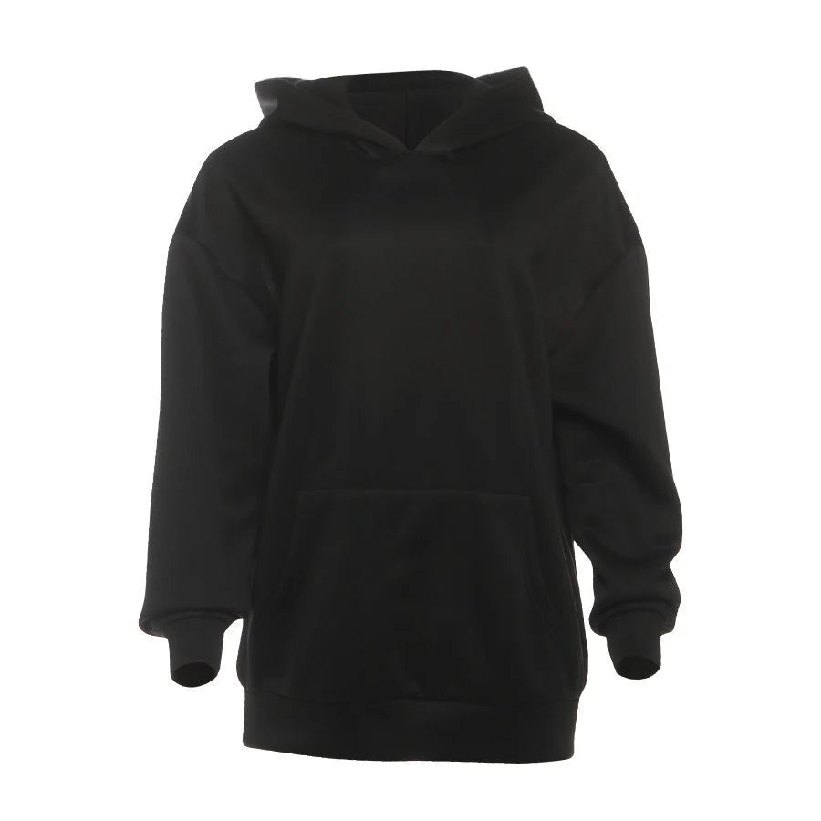 Weird Puss Harajuku Hooded Sweatshirt Women Autumn Trend Backless Glitter Mesh Patchwork Casual Streetwear Hipster Pulloverr