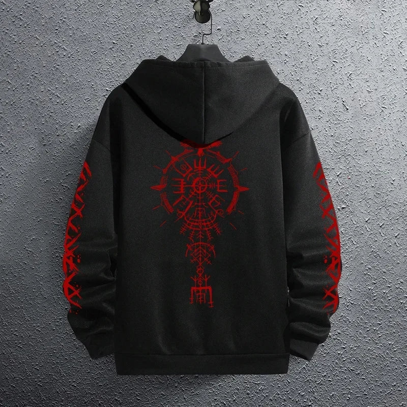 2025 Brand New Black Sweatshirts Autumn Winter Male Daily Casual Sporty Jogging Hoodie Men's Outwear Fashion Pullover