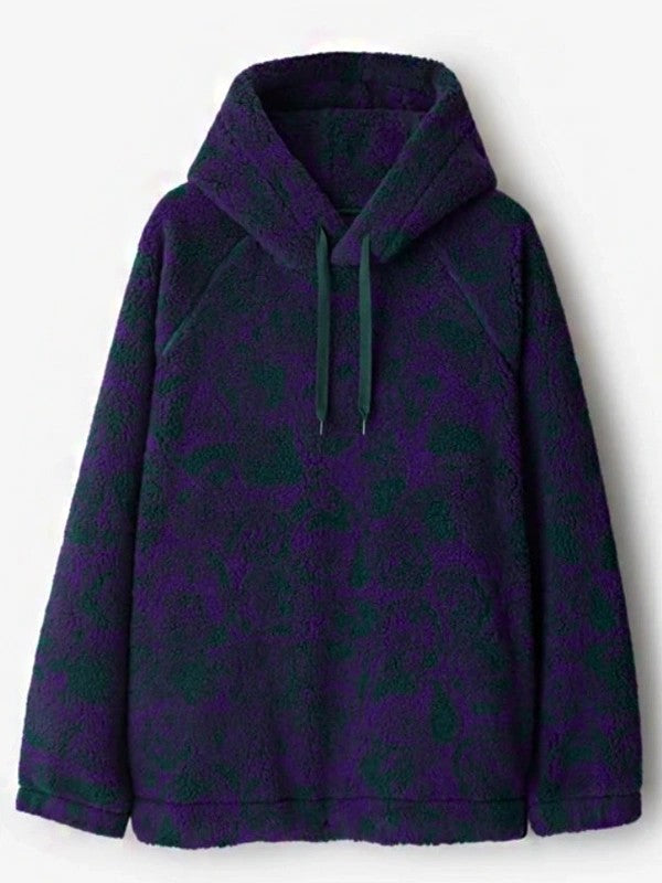 SNL Jacob Elordi Rose Print Fleece Hoodie - Recreated Inspired Edition