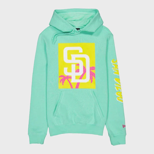 San Diego Padres Green Hoodie - Recreated Inspired Edition