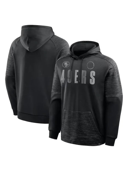 San Francisco 49ers Black Chip Shot Hoodie - Recreated Inspired Edition