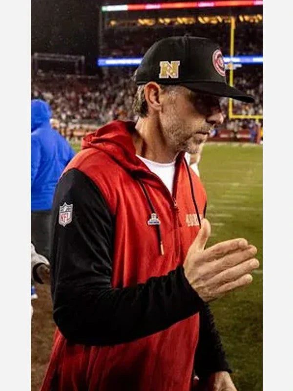 Kyle Shanahan San Francisco 49ers Sideline Hoodie - Recreated Inspired Edition